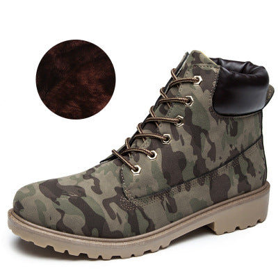 Women’s Pink Martin Boots – Flat Leather-Style Ankle Boots