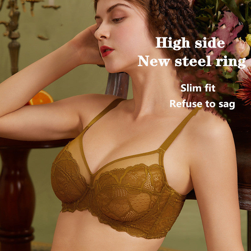 Women’s Ultra-Thin Minimizer Bra – Lightweight Full Coverage Support Bra