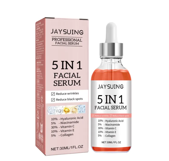 GlowBoost 5-in-1 Anti-Aging Serum – Hydrating Niacinamide & Collagen Facial Serum