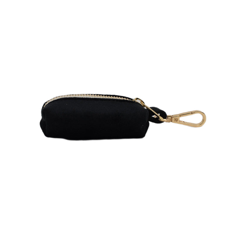 Black Velvet Dog Collar & Accessories – Luxury Adjustable Collar, Leash, Bow & Vest Collection