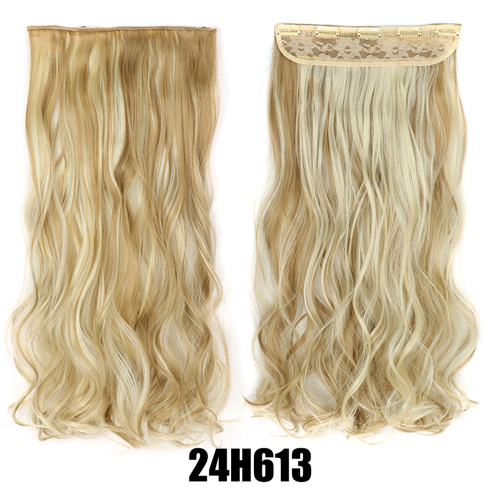 56cm Big Wavy Long Curly Hair Extensions for Women – Lightweight Natural-Look Synthetic Hair