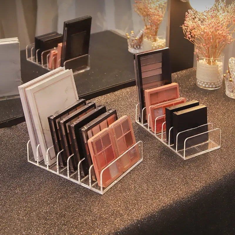 Acrylic Makeup Organizer for Eye Shadow Palette Display
