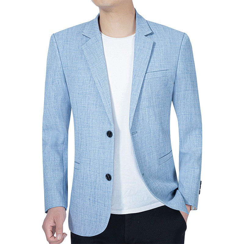 Men’s Lightweight Business Casual Blazer – Slim Fit Spring & Fall Jacket, M–4XL