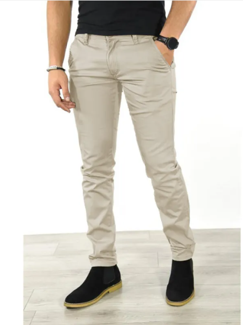 Everyday Men’s Classic Fit Casual Trousers – Versatile Straight-Leg Pants