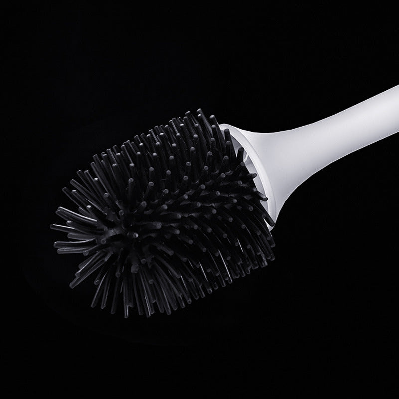 TPR Toilet Brush – Soft Rubber Head, Floor or Wall-Mounted