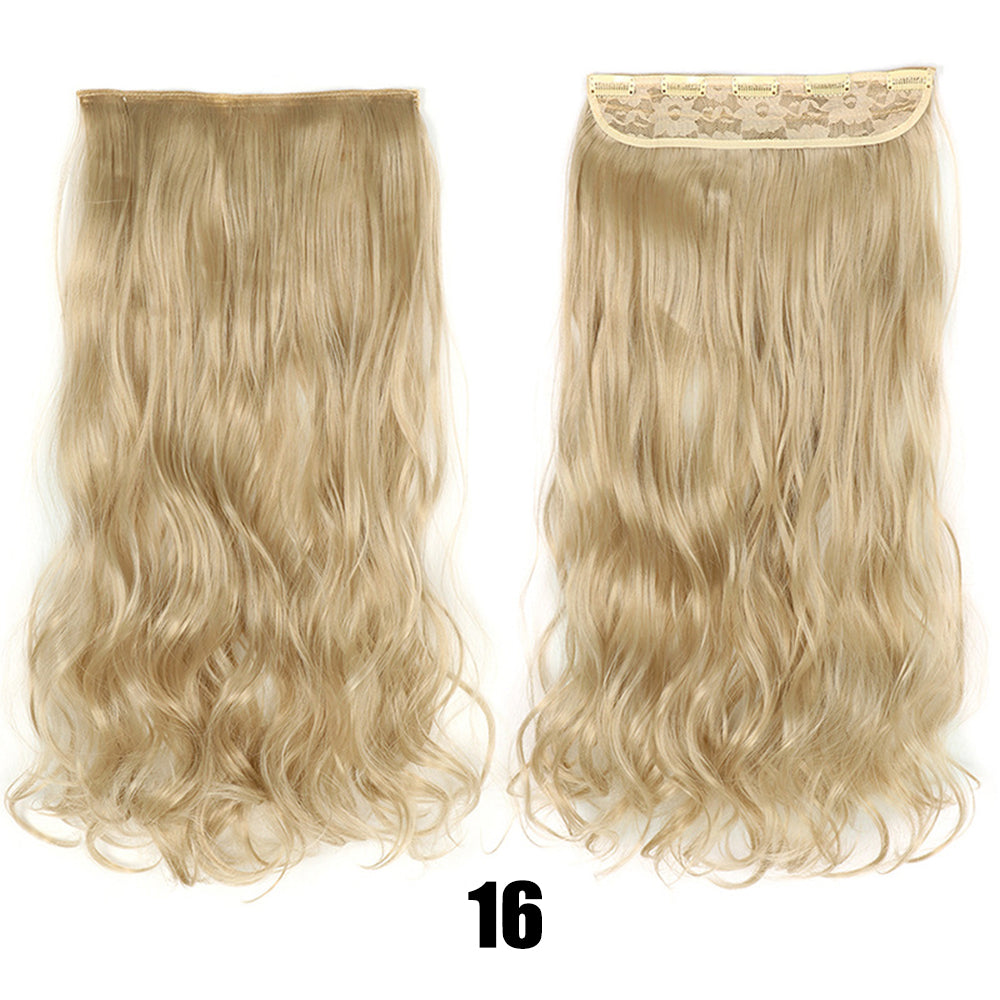 56cm Big Wavy Long Curly Hair Extensions for Women – Lightweight Natural-Look Synthetic Hair