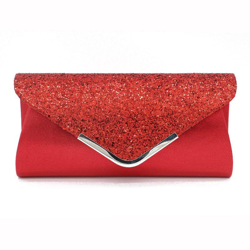 European & American Sequin Handbag for Women – Lightweight Sparkling PVC Dinner & Cosmetic Bag