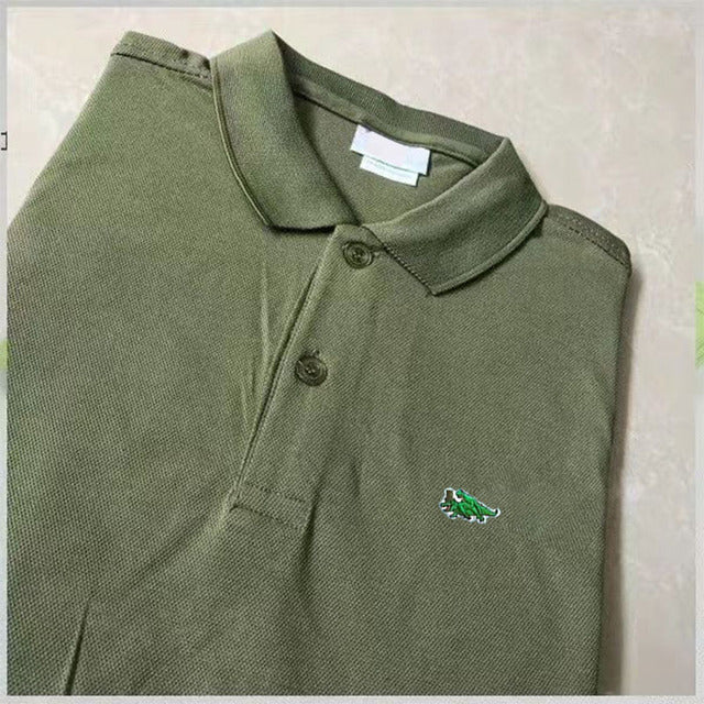 Men’s Premium Embroidered Polo Shirt – Short Sleeve Regular Fit Casual Polo, S–6XL