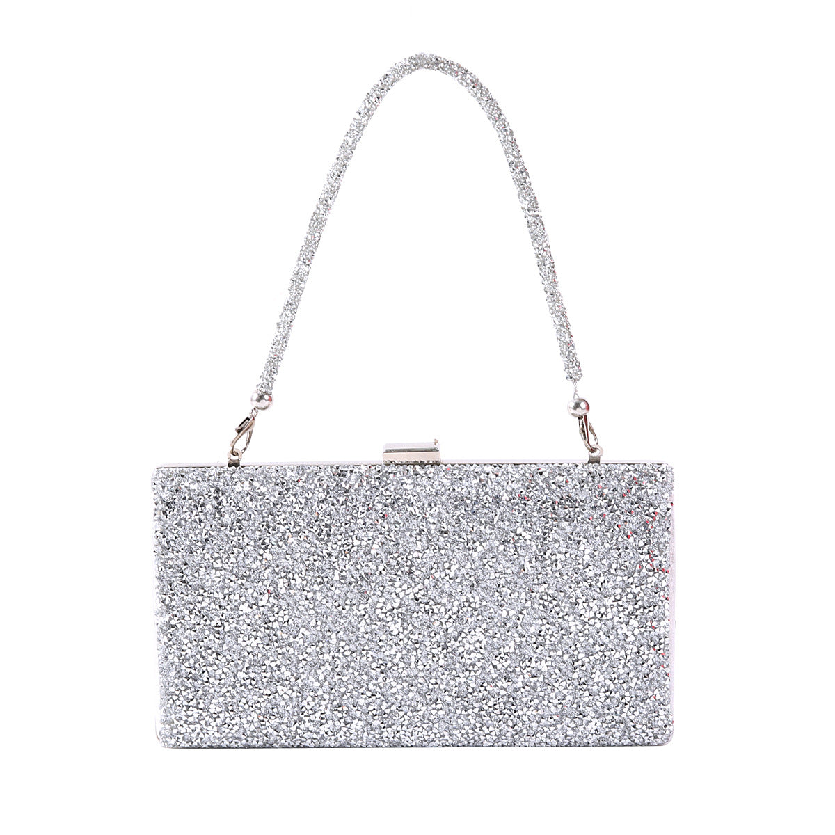 Diamond Evening Clutch Bag for Women with Rhinestones – Elegant Sparkling Shoulder & Handheld Party Bag