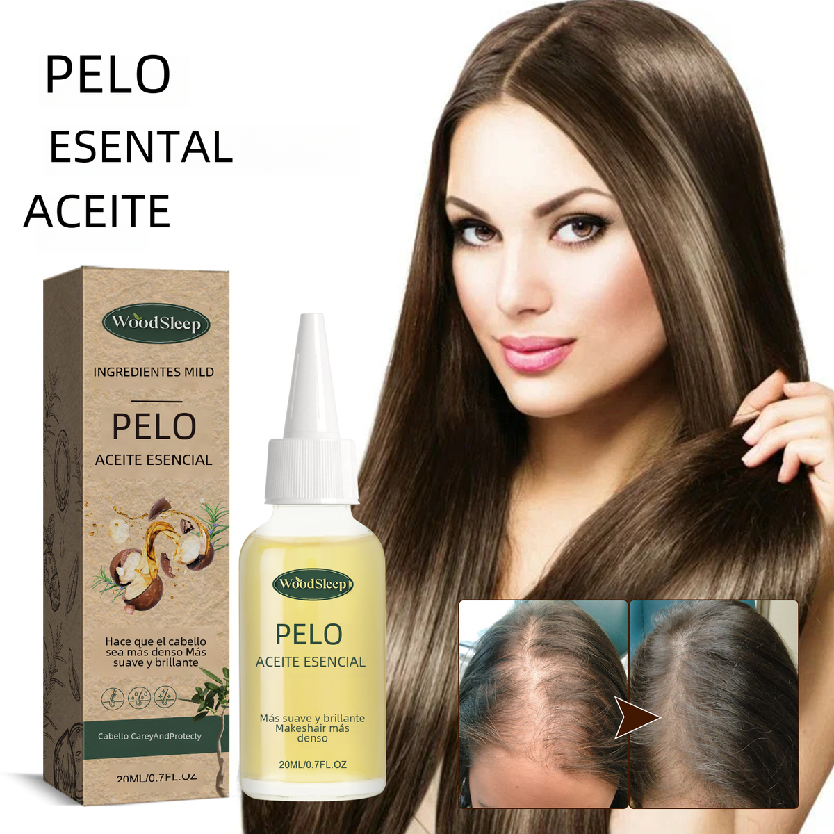 Woodsleep Hair Essence – Scalp Care & Hair Repair Treatment – USA