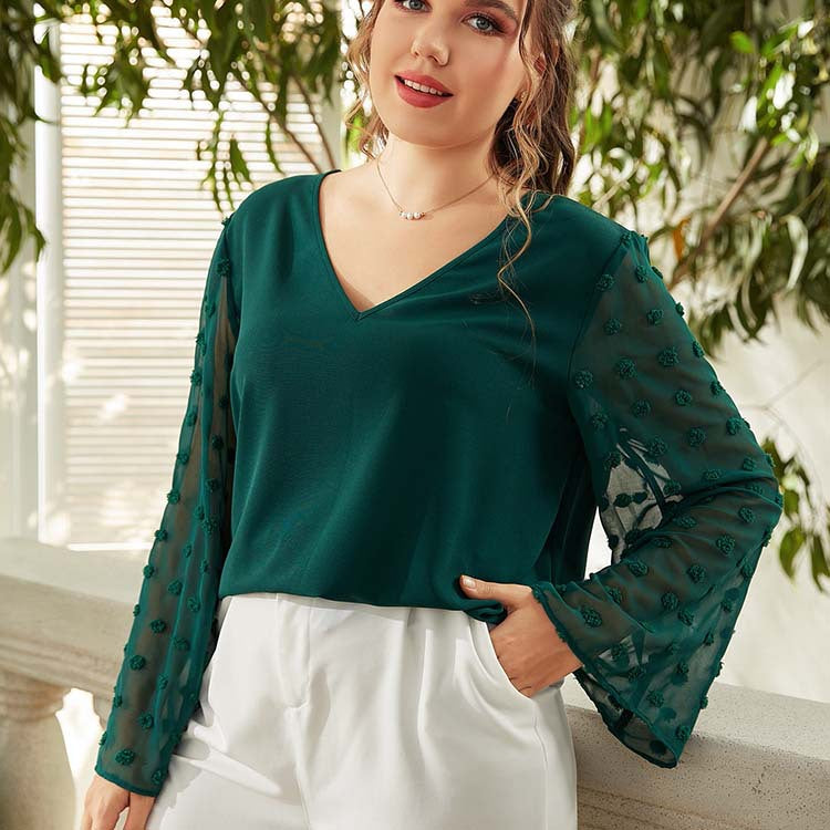 Women’s Plus Size Casual Top – Stylish Loose Fit Everyday Fashion Shirt