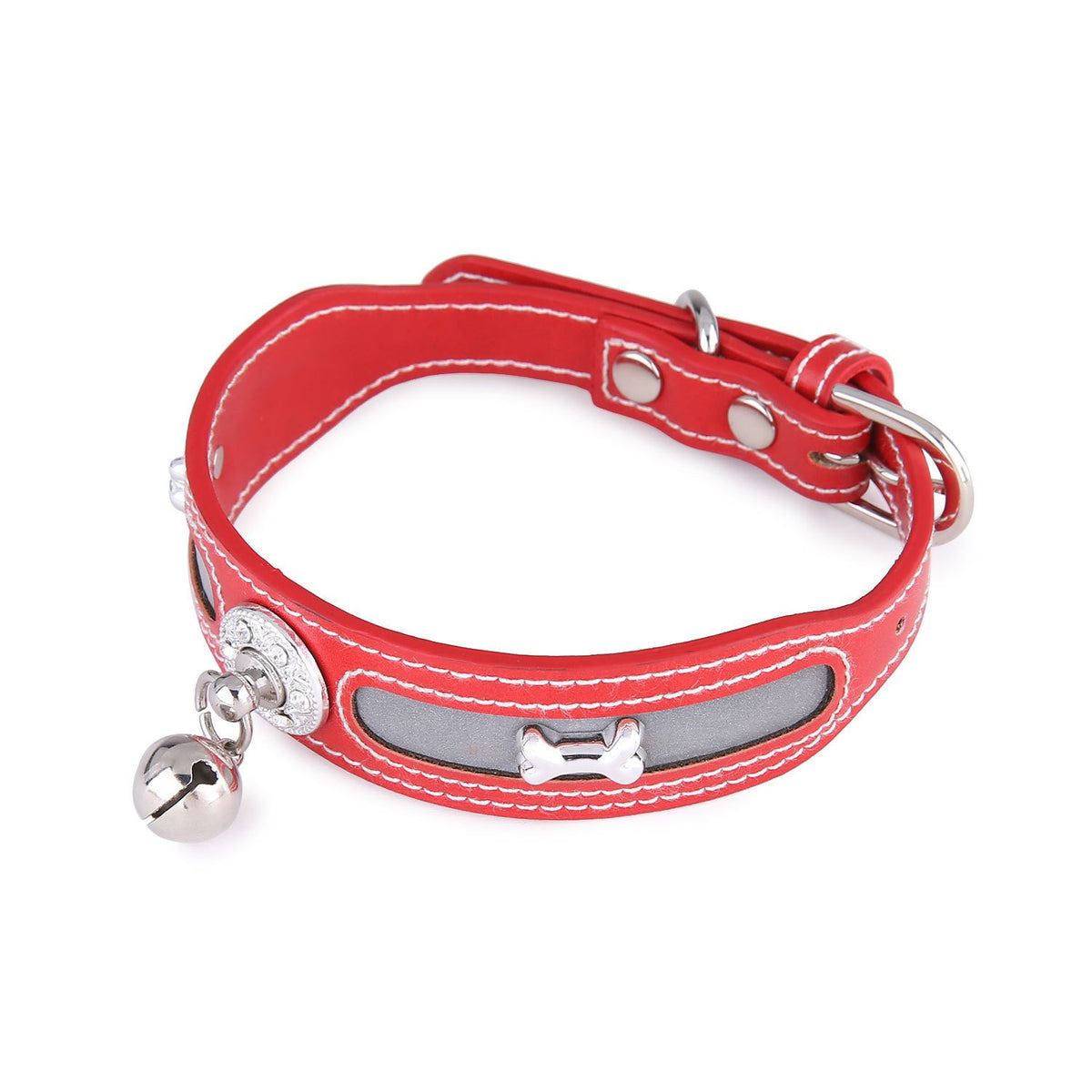 Personalized Reflective Pet Collar – Adjustable Safety Collar for Cats & Dogs