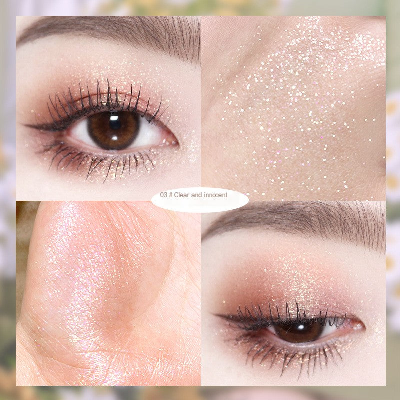 Double-Ended Eyeshadow Pen – Pearly & Shimmer Waterproof Stick
