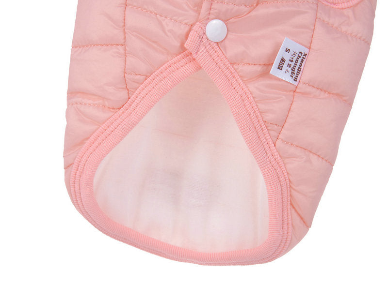 Warm Cotton Dog Down Jacket – Cozy Winter Pet Coat for Dogs