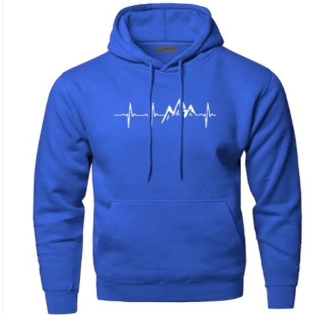 Summit™ Men’s Creative Hooded Sweatshirt – Polyester Sports Hoodie, 8 Colors, S–3XL
