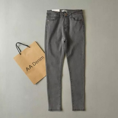 Women’s High-Waisted Stretch Skinny Jeans – Cotton-Rich Slim Ankle Denim, Sizes 25–29