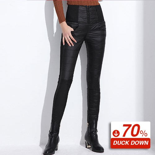 Women’s Cartoon High-Waist Jogger Pants – Casual Black & Grey Trousers, M–5XL