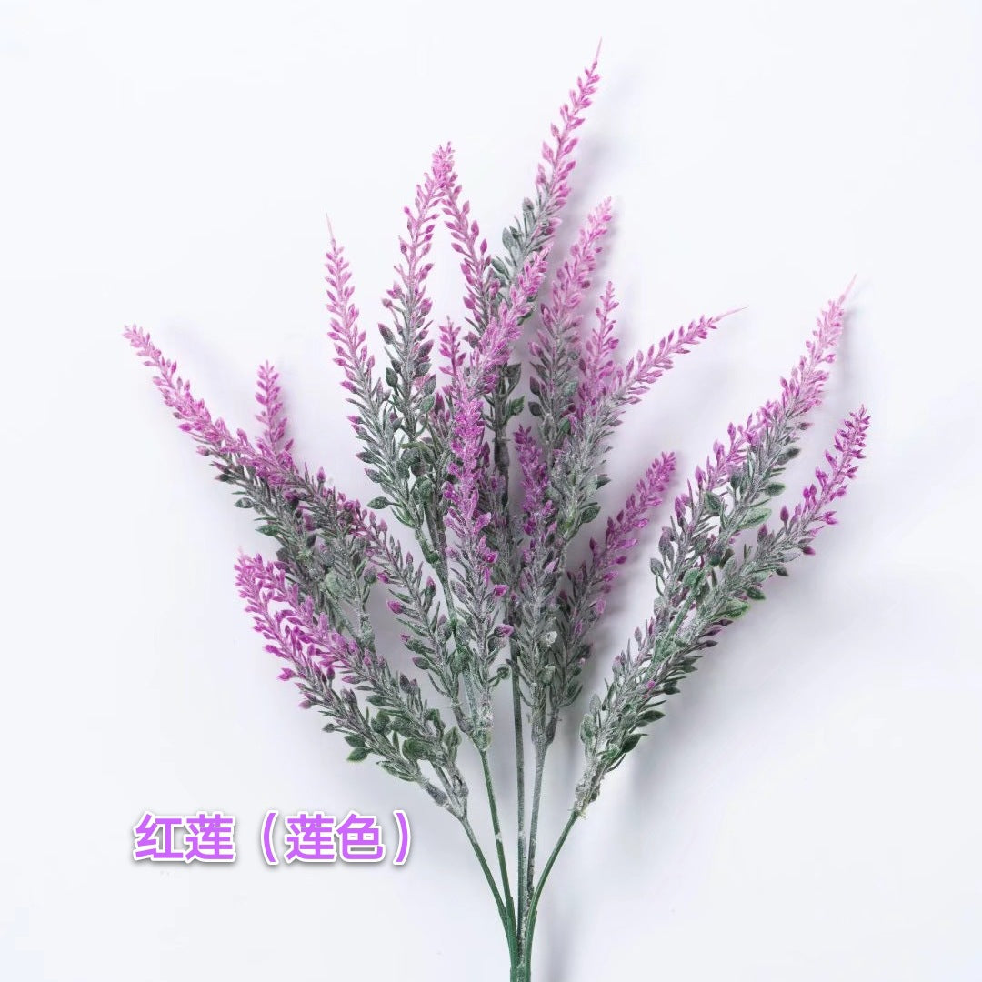 Everlasting Lavender Faux Flower Bouquet – Lifelike Artificial Floral Decor