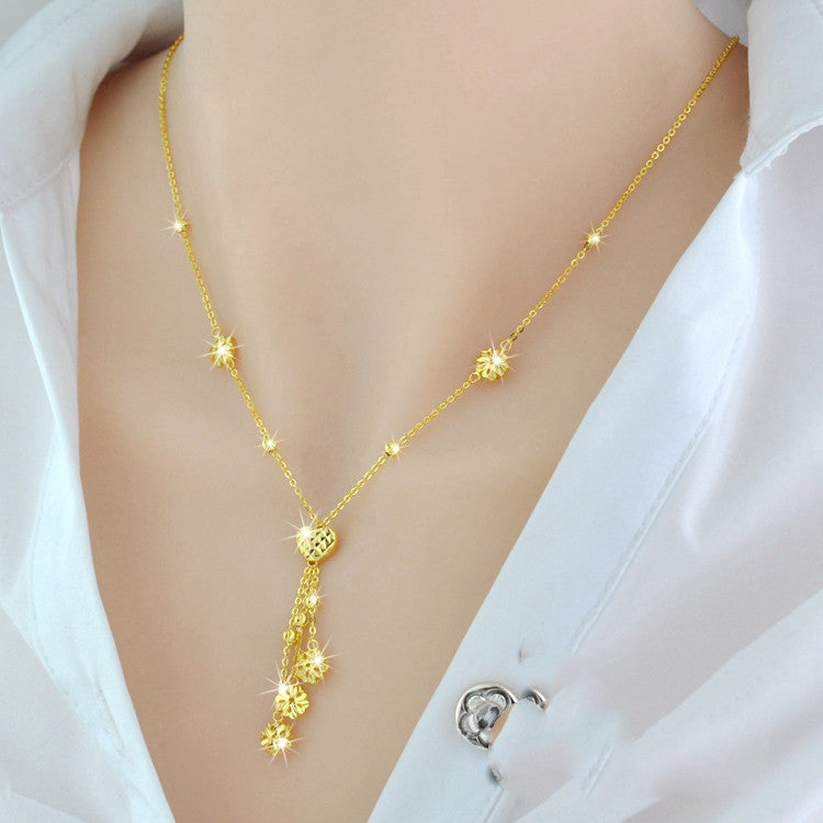 925 Silver Tassel Pendant Necklace