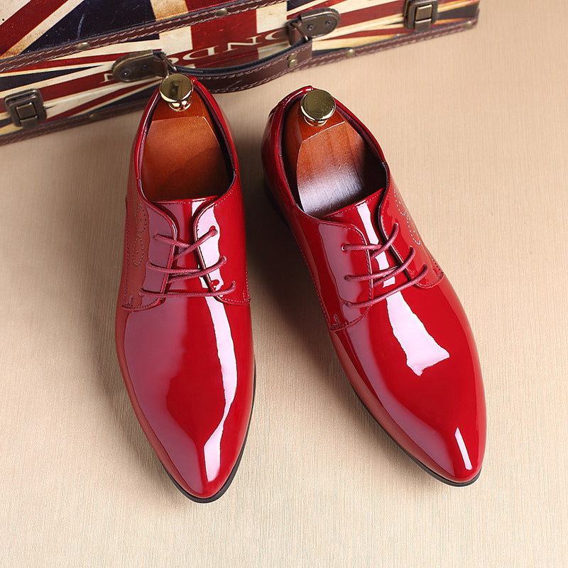 Men’s Leather Business Casual Shoes – Classic Dress Footwear