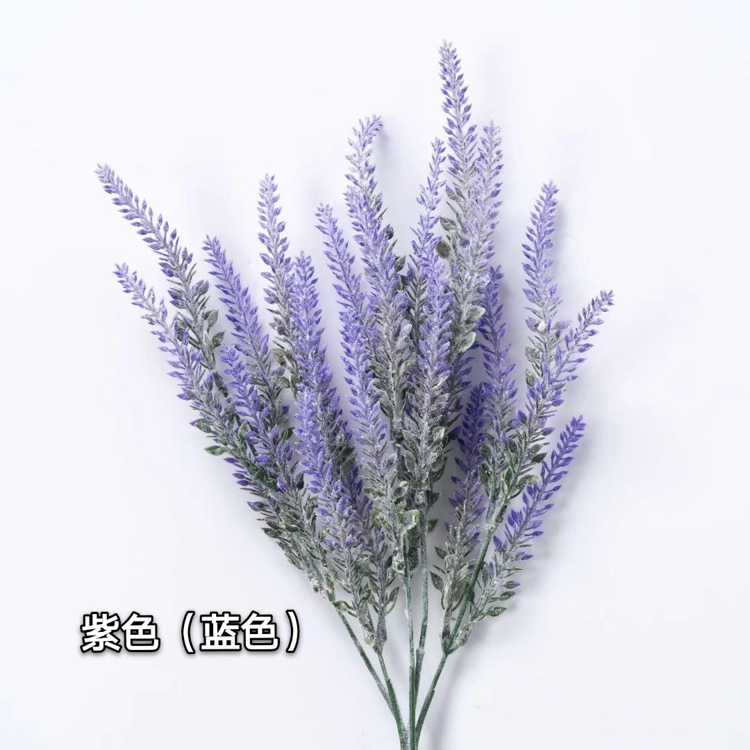 Everlasting Lavender Faux Flower Bouquet – Lifelike Artificial Floral Decor