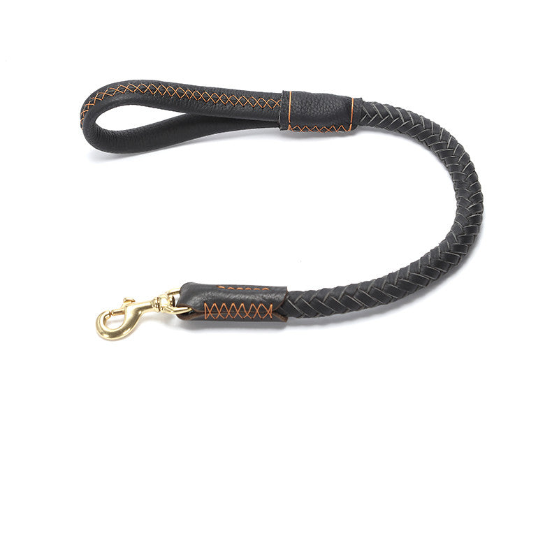 Premium Leather Dog Leash – Heavy-Duty Walking & Training Lead for Medium & Large Dogs