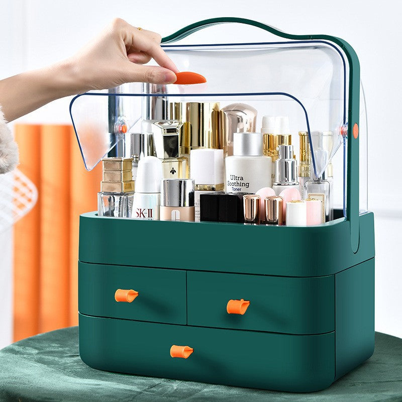 Portable Cosmetic Storage Box – Makeup, Skincare & Beauty Organizer