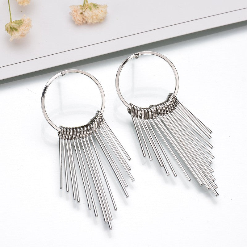 Tassel & Geometric Earrings for Women – Modern Dangle Statement Jewelry