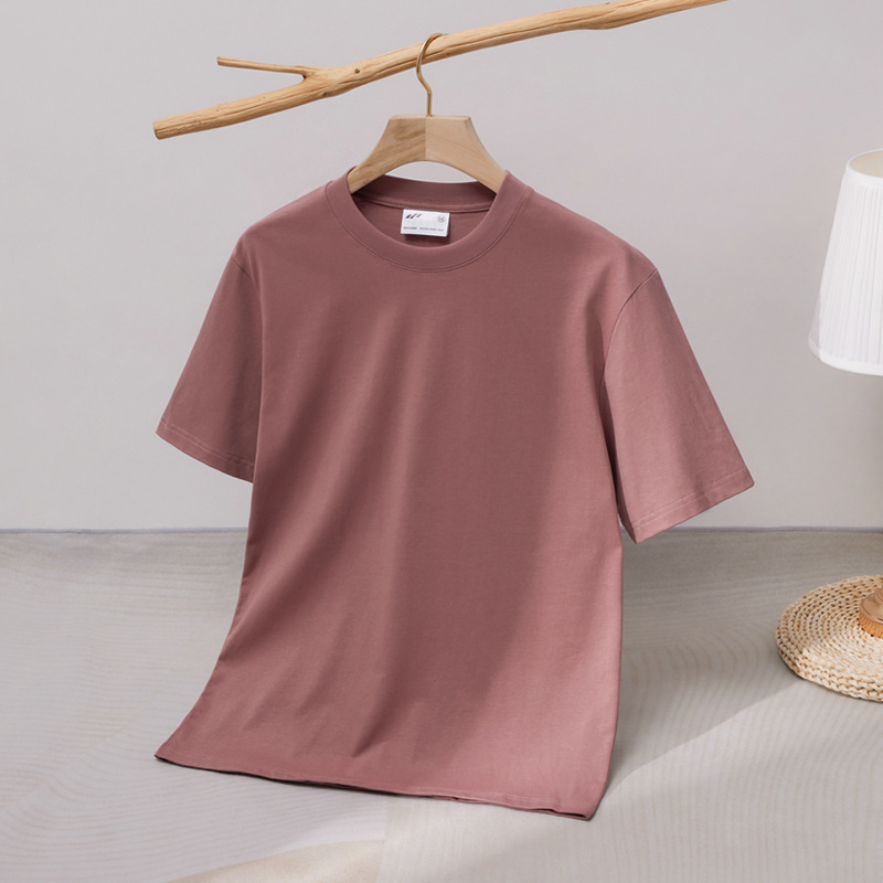 Heavyweight Unisex 240g Double Yarn Cotton T-Shirt – Loose Fit Premium Tee