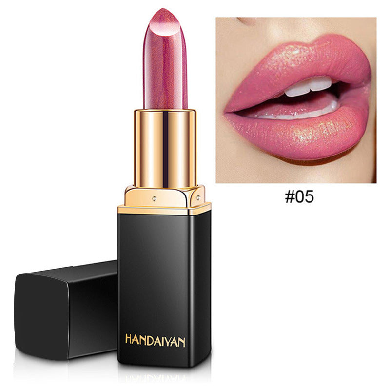 HANDAIYAN Mermaid Metallic Color-Changing Lipstick