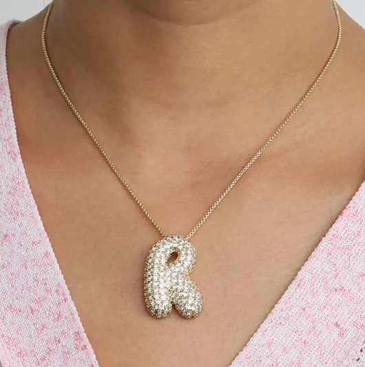 English Letter Necklace