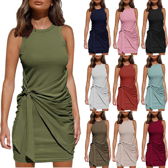 Women’s Maternity Tank Top Dress & Clothing Set – Casual Pregnancy Outfit
