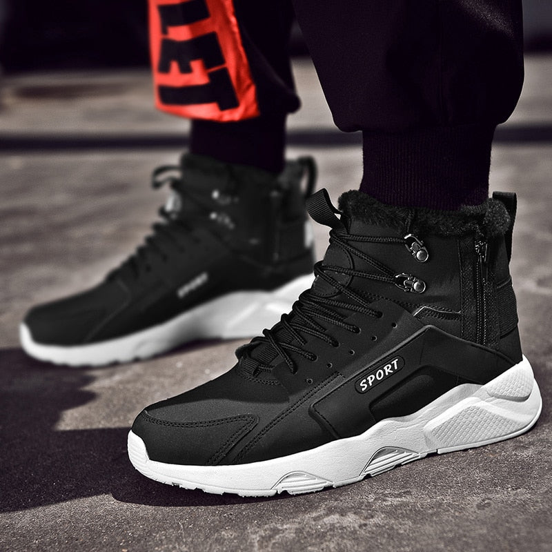 British High-Top Tooling Boots