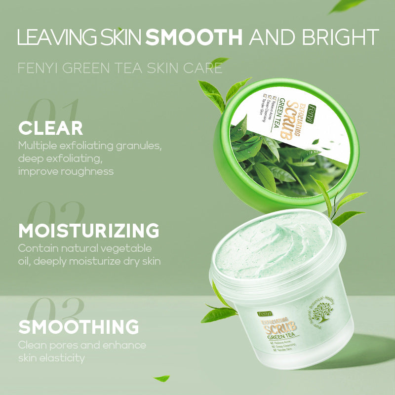 Fenyi Green Tea Body Scrub – Exfoliating Skin Care, 100g