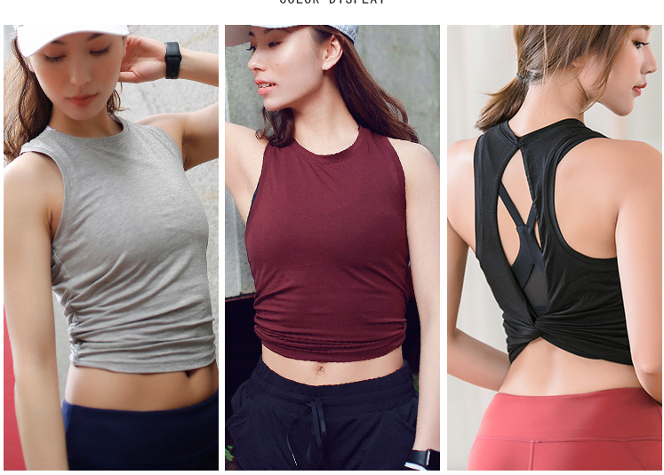 Women’s Sleeveless Sports Tank Top – Yoga, Gym & Fitness Workout Top