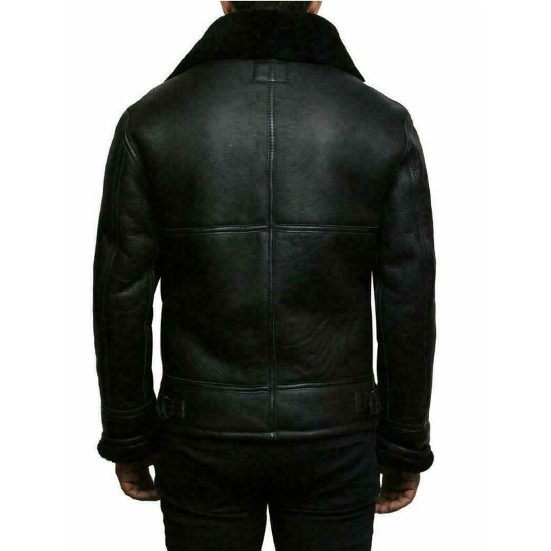 Men’s Plush Jacket with Integrated Fur – Warm & Versatile