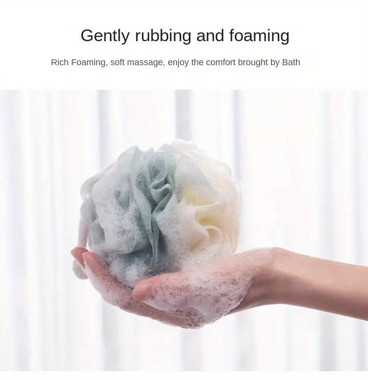 Splicing Bath Balls – 4-Piece Two-Color Bubble Ball Set for Body Care