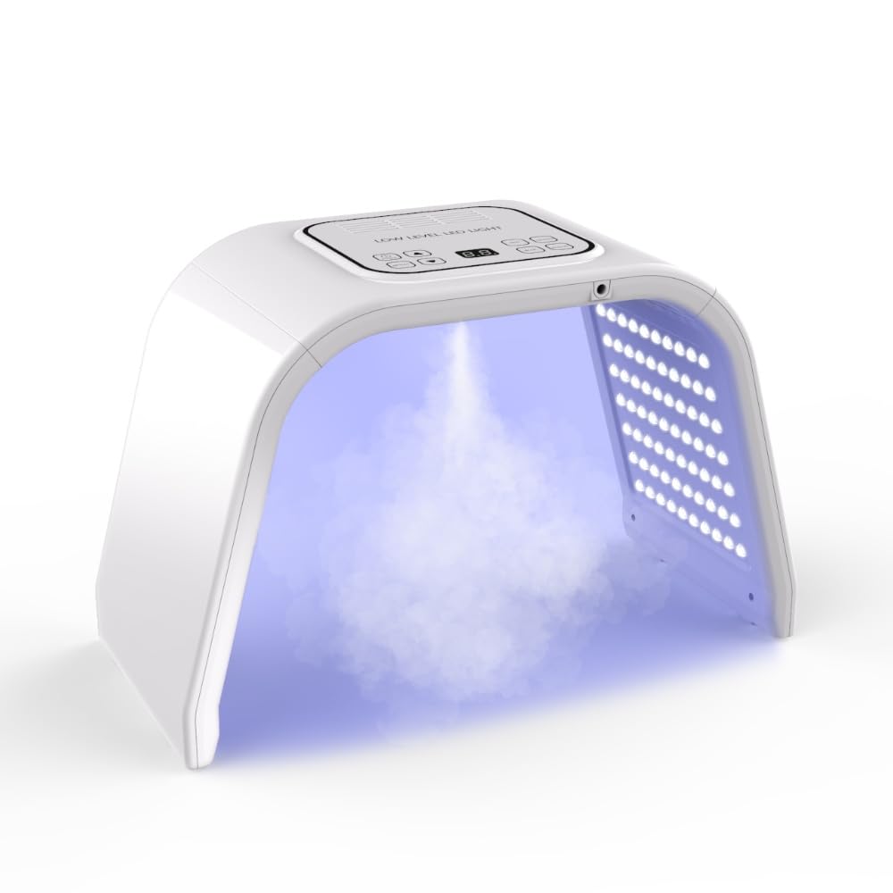 7 Color LED Light Therapy Face Machine – PDT Beauty Device with Spray