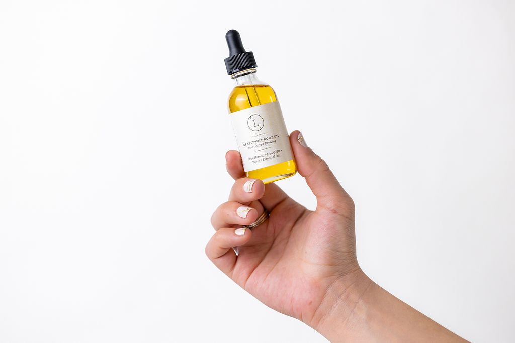 Grapefruit Body Oil – Natural Moisturizing Oil for Silky Soft Skin