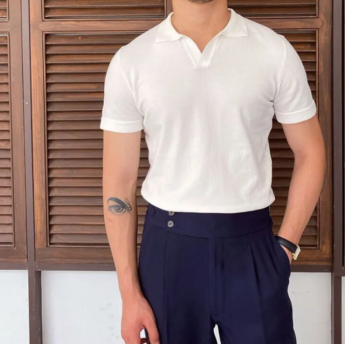 Men’s 100% Cotton Slim T-Shirt – Short Sleeve Casual Everyday Tee