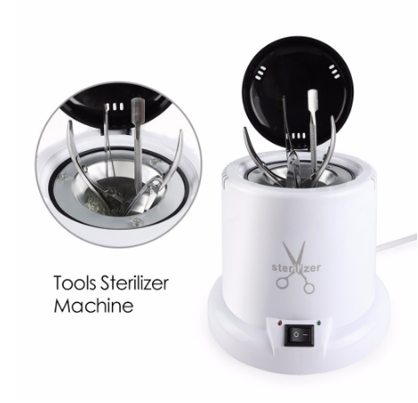 Automatic Nail Sterilizer Machine – High-Temperature Tool Disinfection Cup for Salon & Home