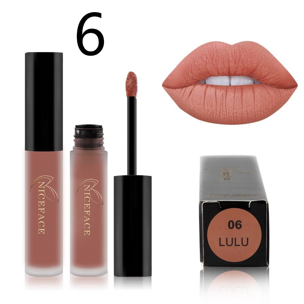 NICEFACE Long Lasting Waterproof Matte Liquid Lipstick