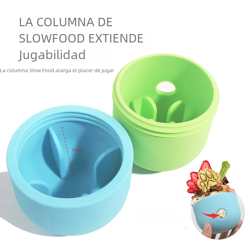 Silicone Dog Feeding Toy Ball for Outdoor Play – Interactive Treat Dispensing Dog Toy