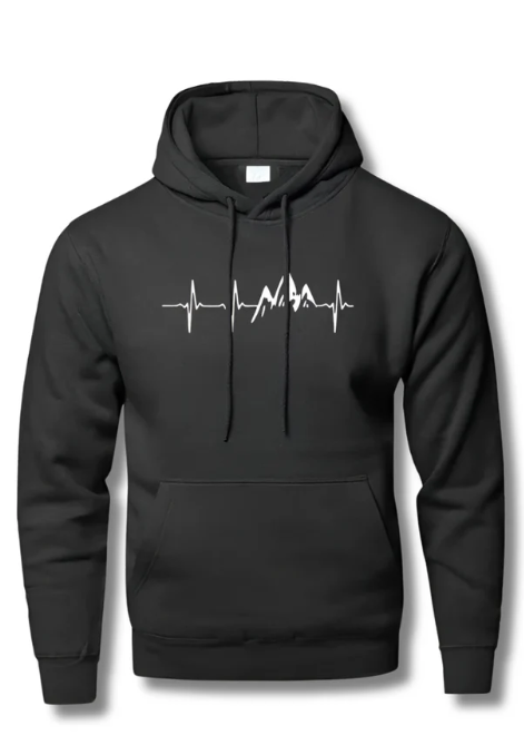 Summit™ Men’s Creative Hooded Sweatshirt – Polyester Sports Hoodie, 8 Colors, S–3XL
