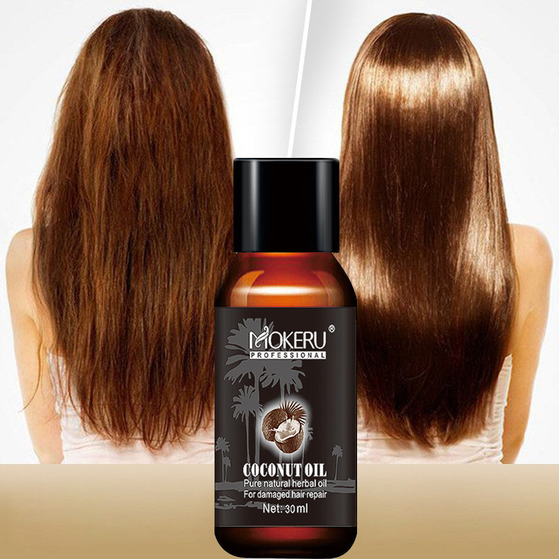 Coconut Hair Care Oil – Smoothing Treatment for Dry, Frizzy & Damaged-Looking Hair