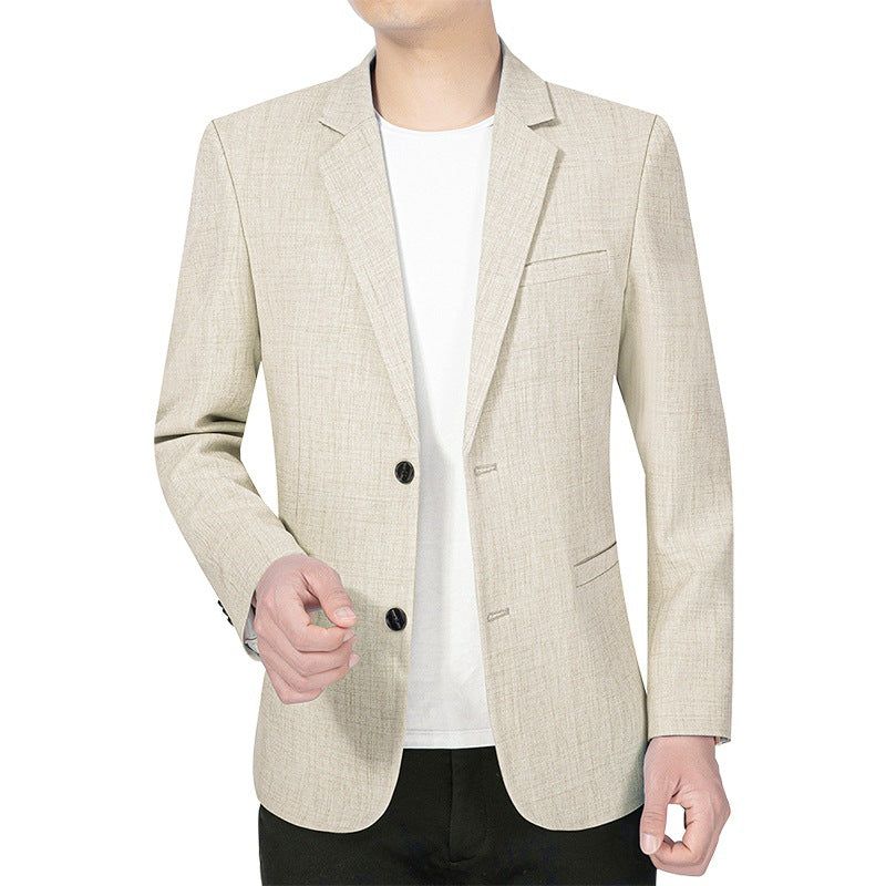 Men’s Lightweight Business Casual Blazer – Slim Fit Spring & Fall Jacket, M–4XL