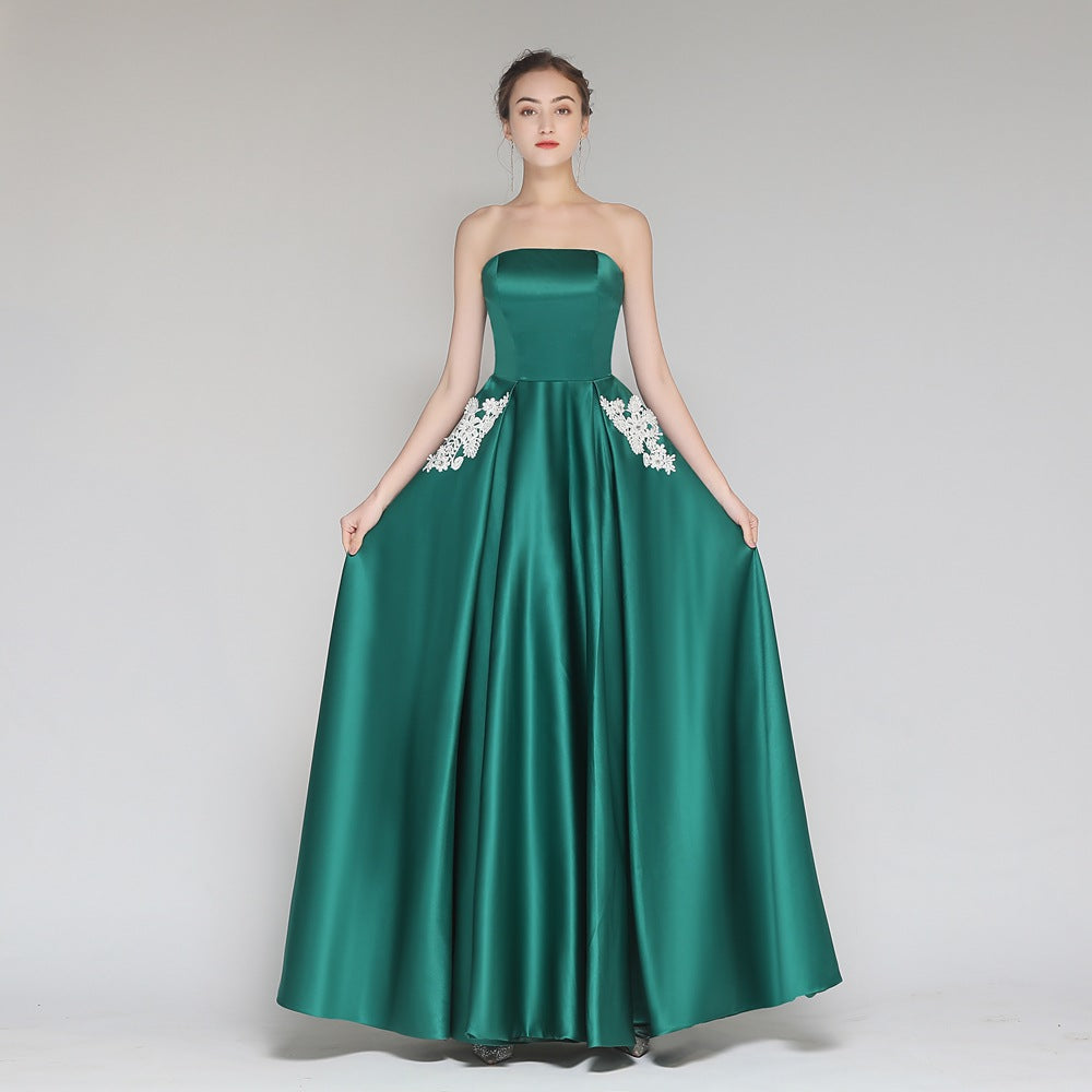 Women’s Plus Size Bridesmaid Evening Gown – Elegant Long Formal Dress S–5XL