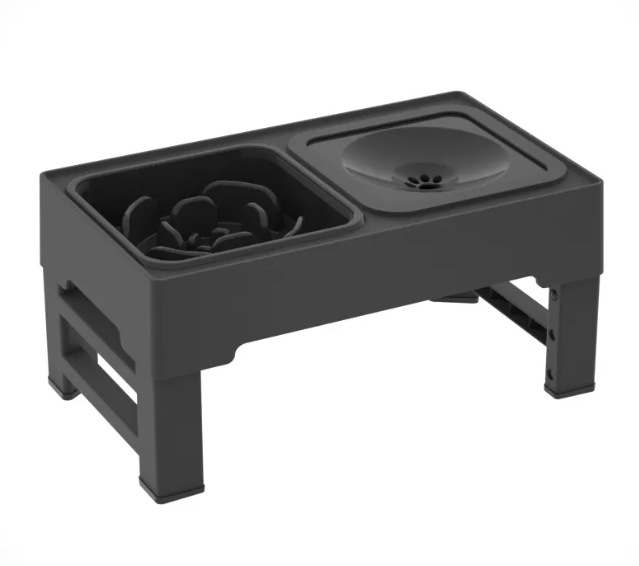 Adjustable Height Dog Feeding Bowls for Small to Large Dogs – Elevated Stainless Steel Feeder
