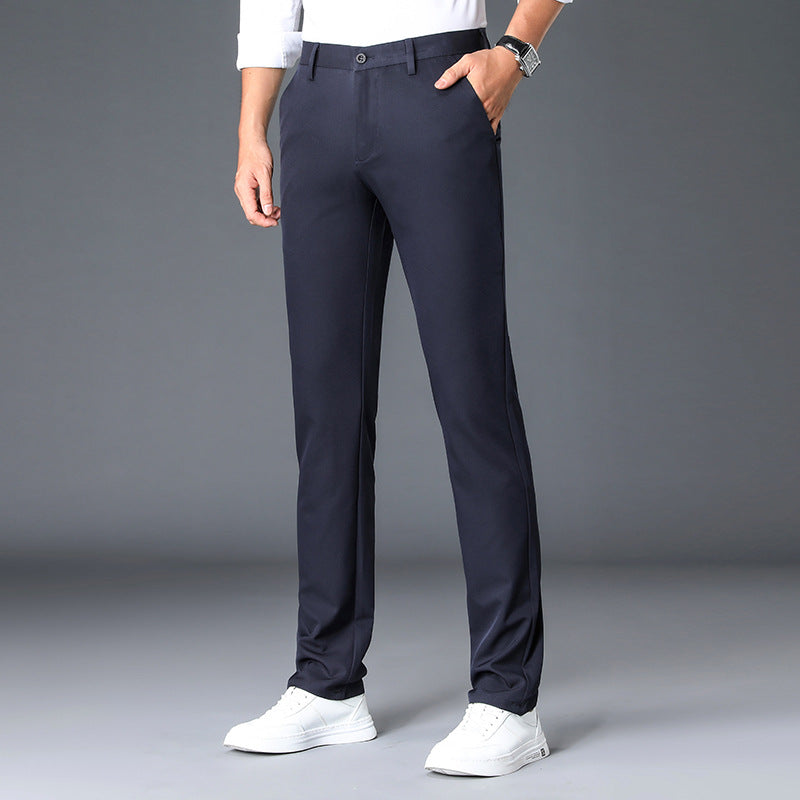 Men’s Winter Slim Fit Trousers – Warm Casual Pants