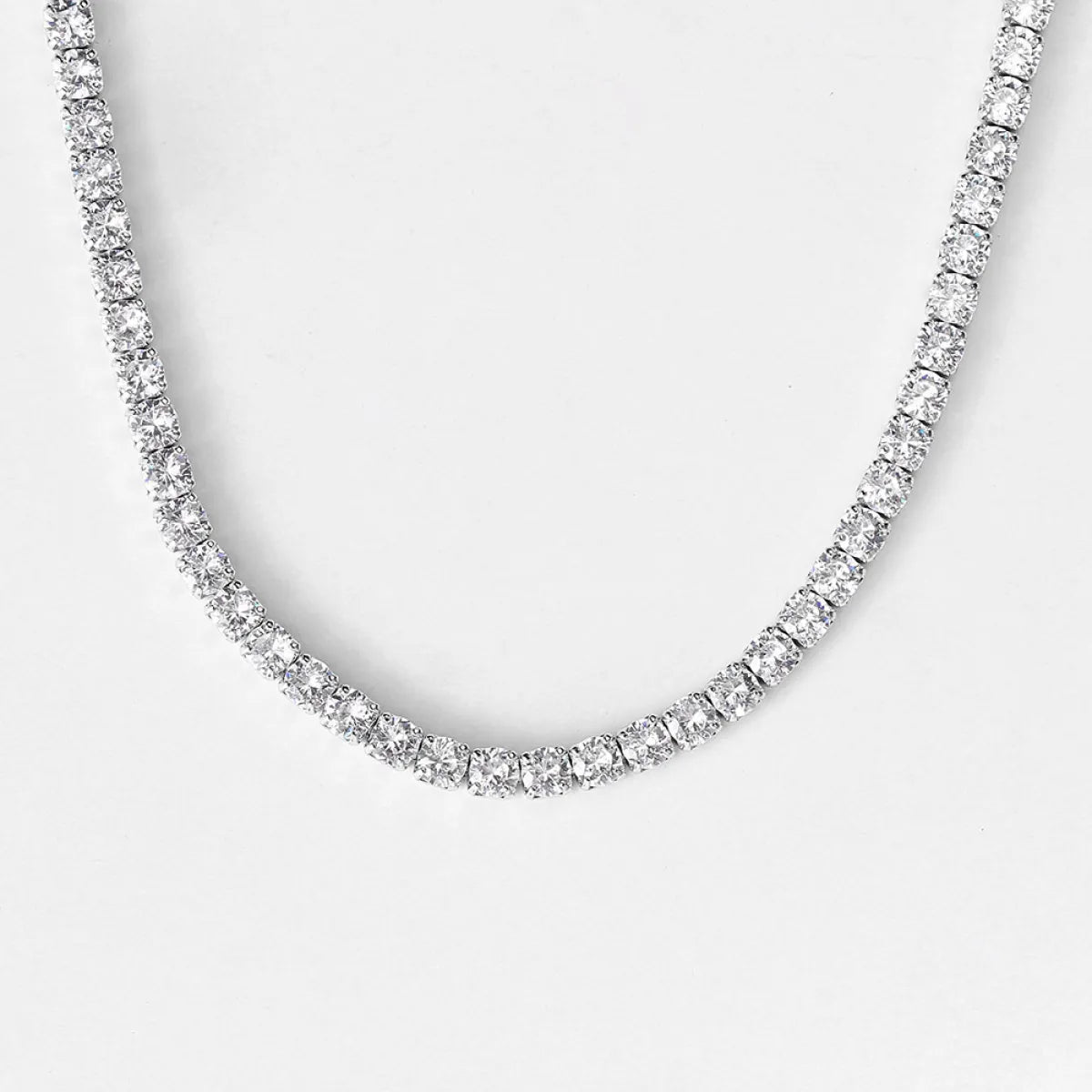 Hip-hop Zircon Tennis Necklace